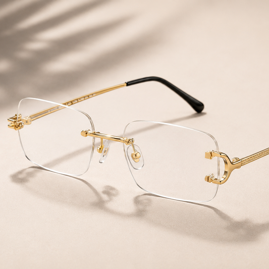 Soléa Monaco — Lunettes carrées à monture métal