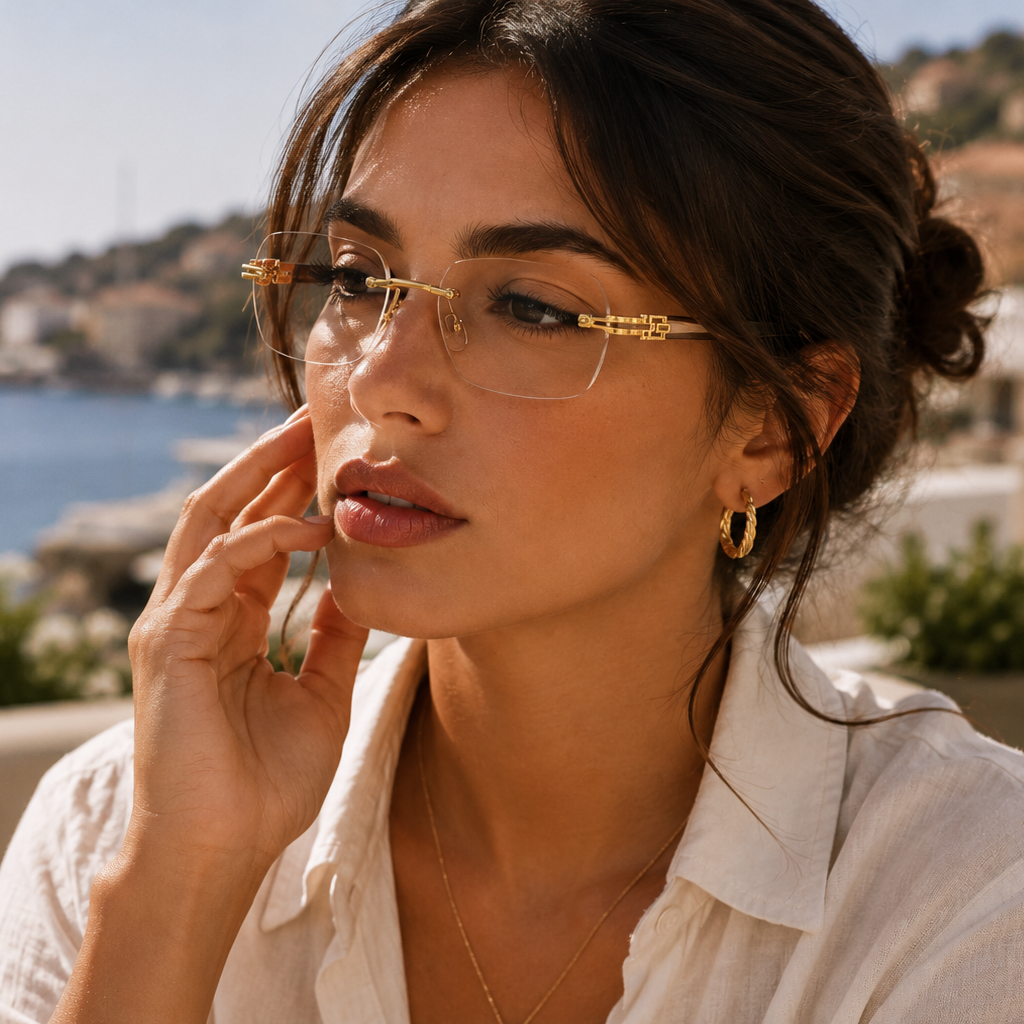 Soléa Monaco — Lunettes carrées à monture métal